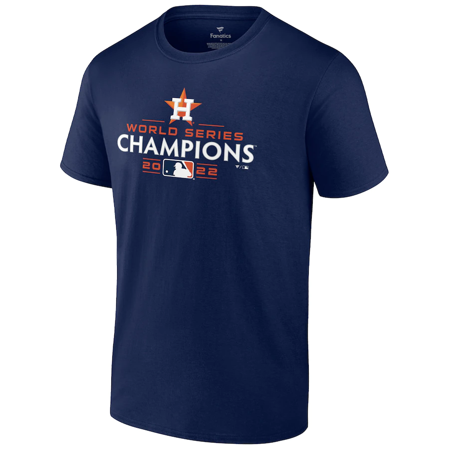 Houston Astros 2022 World Series Champions Champion Logo T-shirt Full Size Up To 5xl